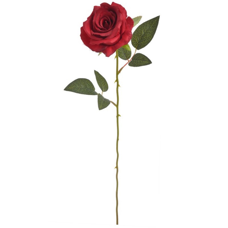 Trandafir artificial rosu 56 cm