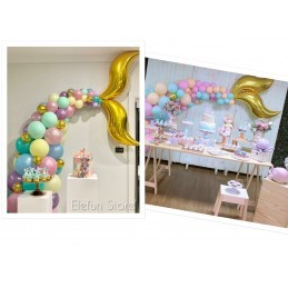 Balon S Curbat 100 cm Auriu Metalizat