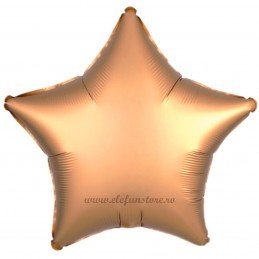 Balon Stea Rose Gold Satin 45cm