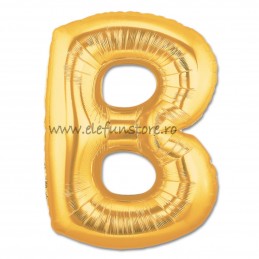 Balon "Litera B" Gold