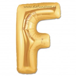 Balon "Litera D" Gold