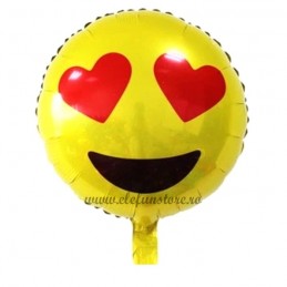 Balon Emoticon Love 45cm