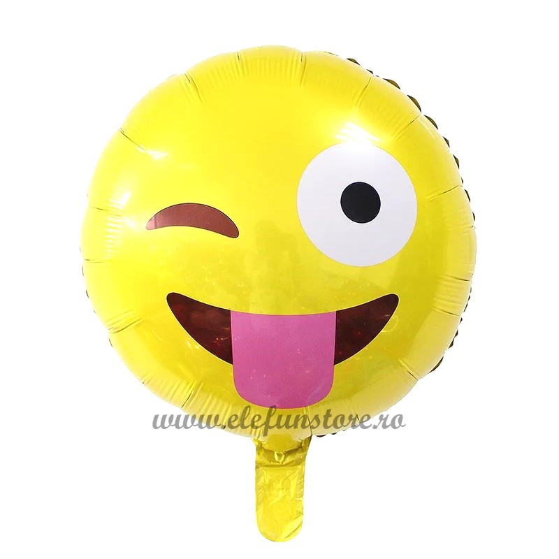 Balon Emoticon Wink 45cm