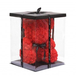 Cutie acetofan 30 cm, capac negru