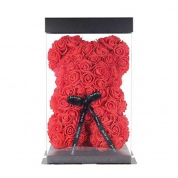 Cutie acetofan 30 cm, capac negru