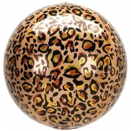 Balon Sfera 3D, model Leopard 60cm