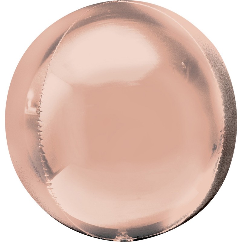 Balon Sfera 3D 60cm Rose Gold Metalizat