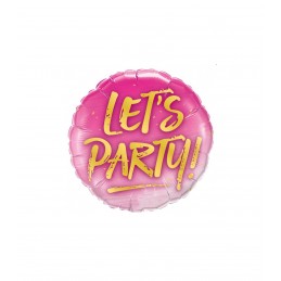 Balon LET'S PARTY ! roz