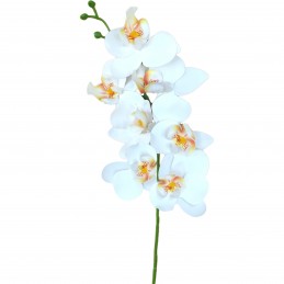 Orhidee alba din silicon 8...