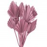 Mini Frunze de palmier taiate roz vintage 40cm, 13buc