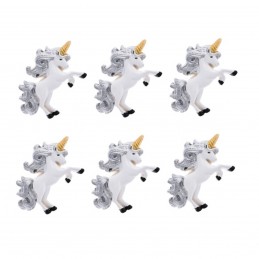 Set 6 Unicorni Adezivi 4 cm