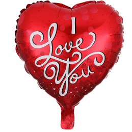 Balon Inima I LOVE YOU red...
