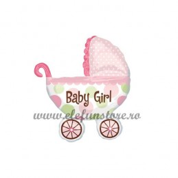 Balon Mini Carucior "Baby Girl"