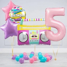 Balon casetofon Disco Party 60cm