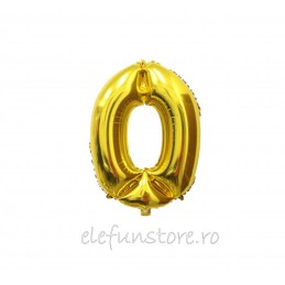 Balon " Cifra 0 " Gold