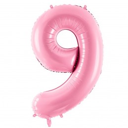 Balon Cifra 9 Baby Pink...