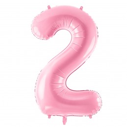 Balon Cifra 2 Baby Pink