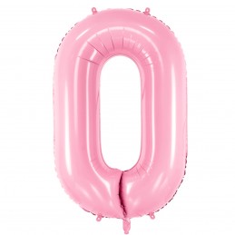 Balon Cifra 0 Baby Pink