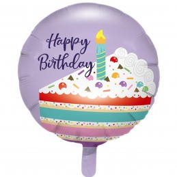 Balon Happy Birthday cake...