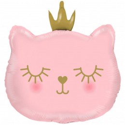 Balon pisicuta roz princess...