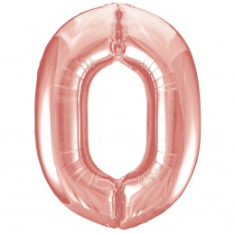 Balon Cifra 0 Rose Pink 100cm