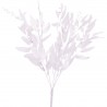 Buchet frunze de maslin albe, 5 fire 50 cm
