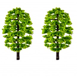 Set 2 miniaturi copac verde...