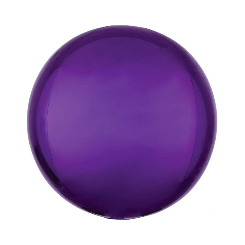 Balon Sfera 3D 25cm Mov Satin