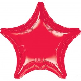 Balon Folie Stea 80 cm Rosu...