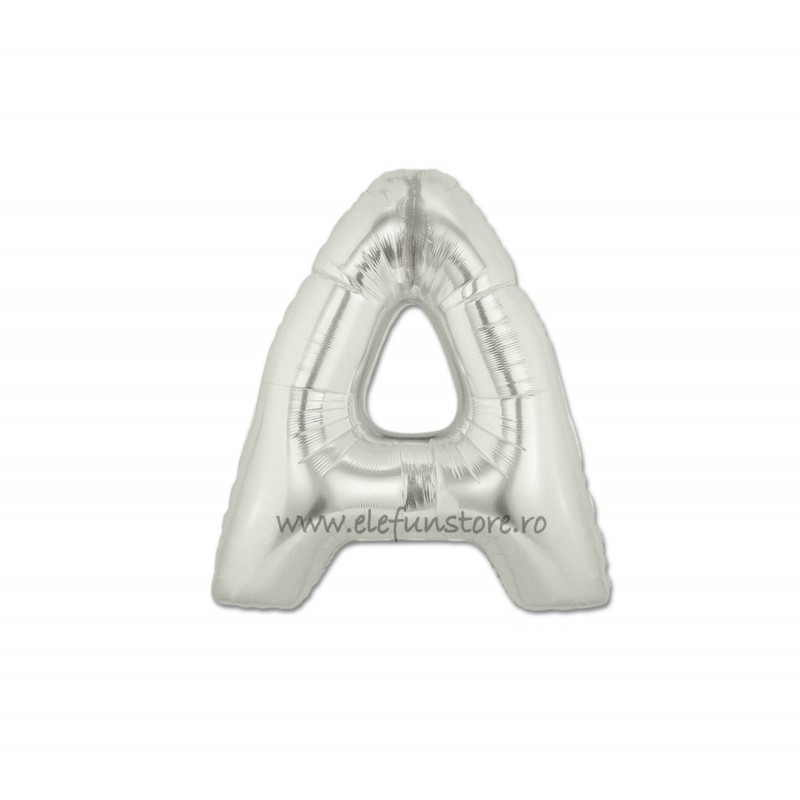 Balon Litera A Argintie 40cm
