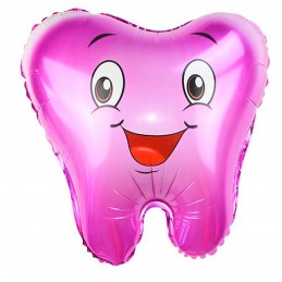 Balon Dintisor roz 60 cm