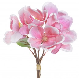 Buchet magnolie roz 5 fire...