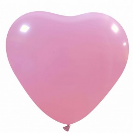 Set 10 Baloane Inima Roz 26 cm