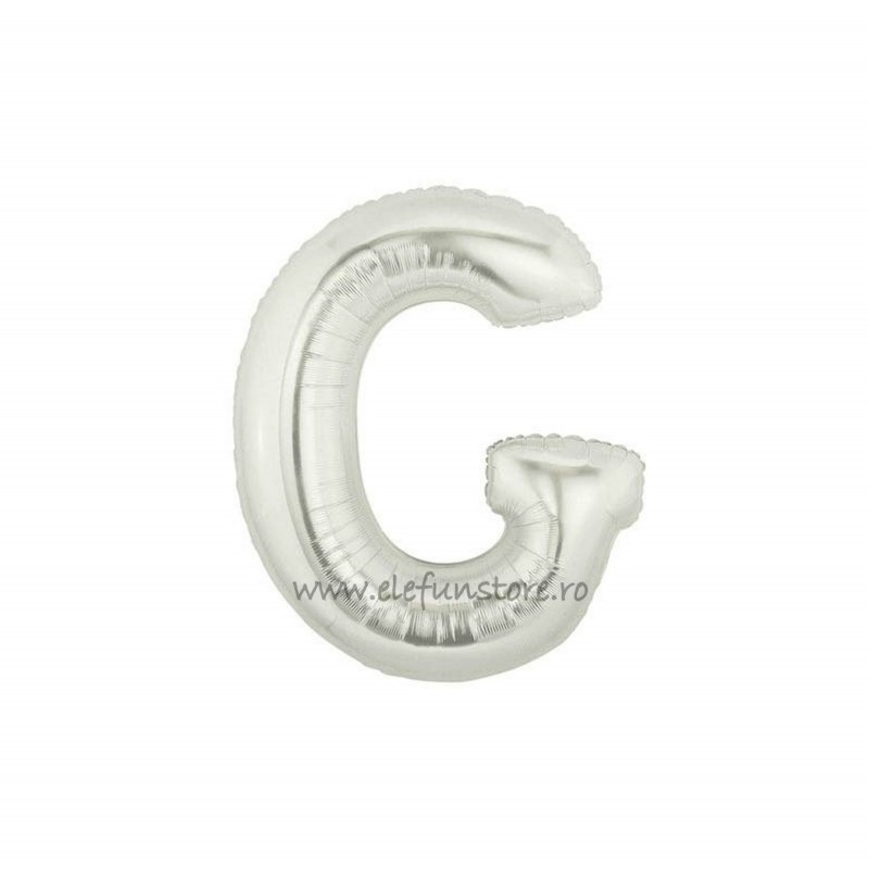 Balon " Litera F " Silver