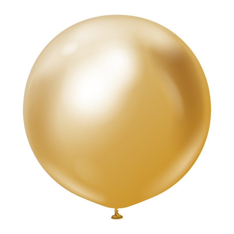 Balon Jumbo Kalisan Chrome Auriu 60 cm