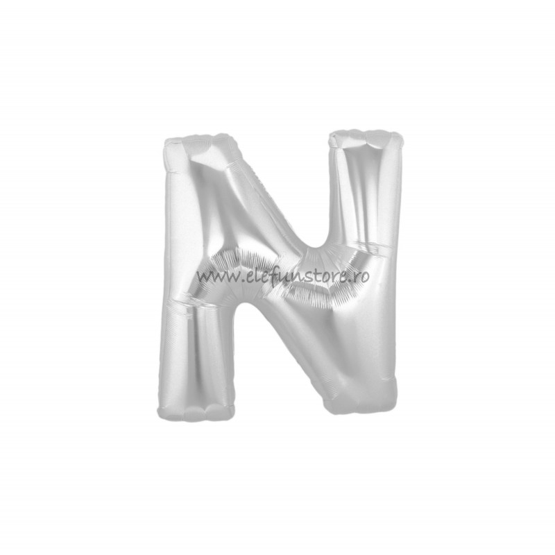 Balon " Litera M " Silver