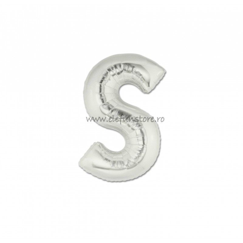 Balon " Litera R " Silver