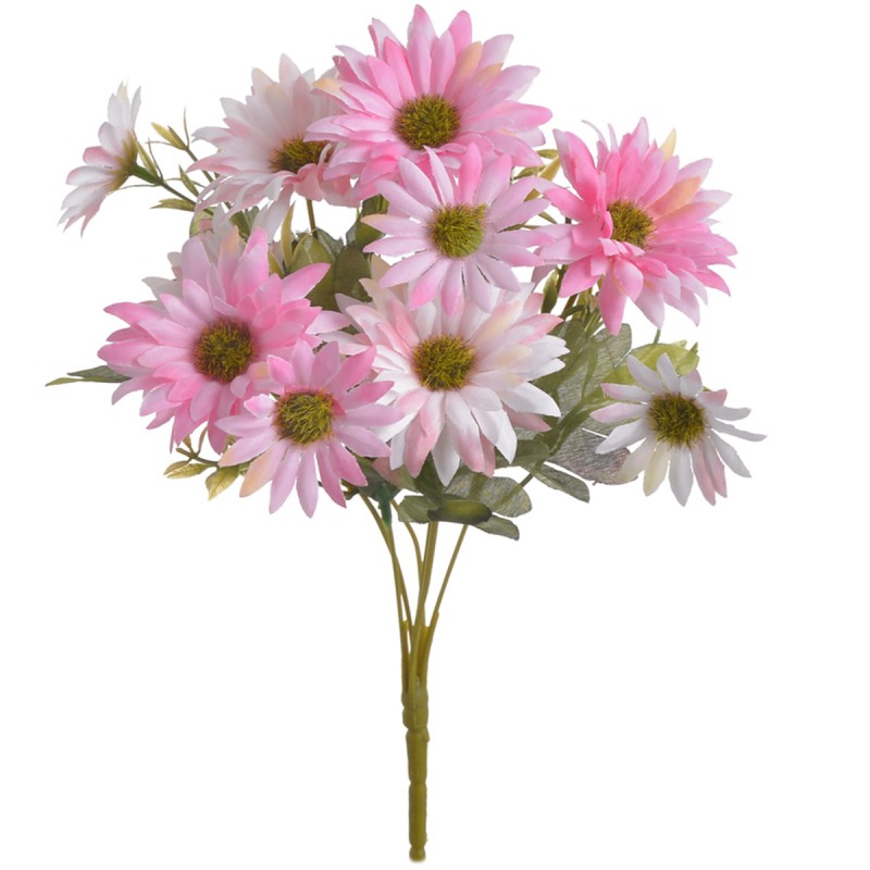 Buchet flori | crizantema alpina roz - roz deschis 6 fire 30cm