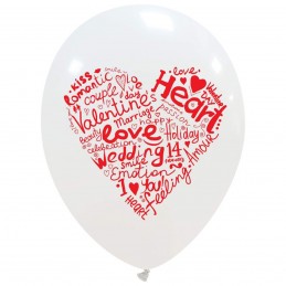 Set 10 baloane Inima Te Iubesc