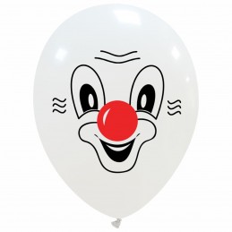 Set 10 baloane Clown Face