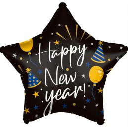 Balon stea HAPPY NEW YEAR...