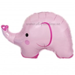 Balon Elefant Roz 62cm