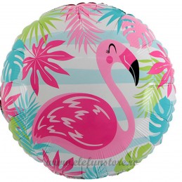Balon Rotund Flamingo