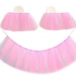 Rola tulle alb 90m