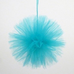 Rola tulle alb 90m