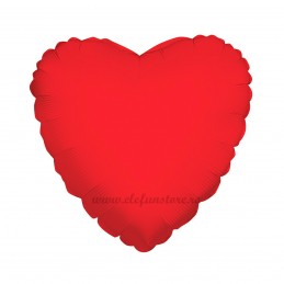 Balon Inima 60 cm Rosu Metalizat