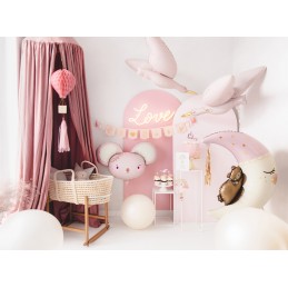 Balon soricel, baby pink mouse 96x64cm