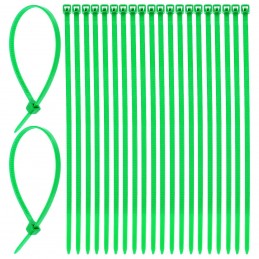 Coliere plastic verde 10cm 1000/set