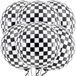 Balon folie carouri Sfera 3D Orbz 60cm