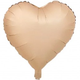 Balon Folie Inima Nude Satin 45cm
